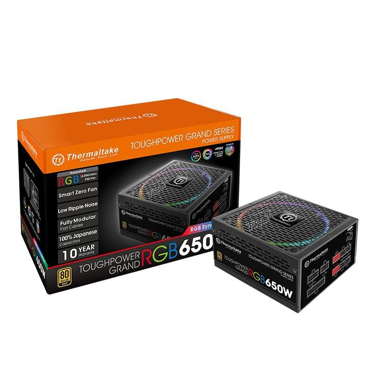 EAN 0841163002551 - Thermaltake Toughpower Grand RGB 650W Gold (RGB Sync Edition) unidad de fuente de alimentación 24-pin ATX imagen 12