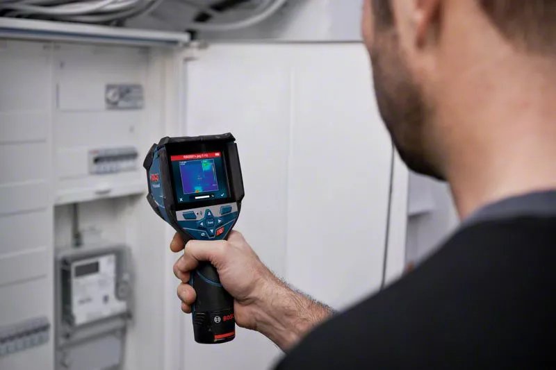 EAN 3165140975964 - Bosch GTC 600 C Noise equivalent temperature difference (NETD) IR Negro, Azul 256 x 192 Pixeles Pantalla imagen 4