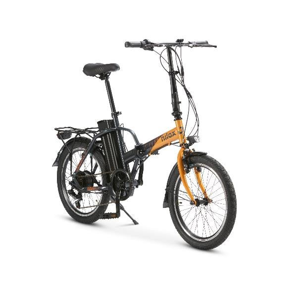 Nilox Nxebj1proog Bicicleta Eléctrica Negro, Naranja Acero 50,8 Cm (20") 23,5 Kg Litio