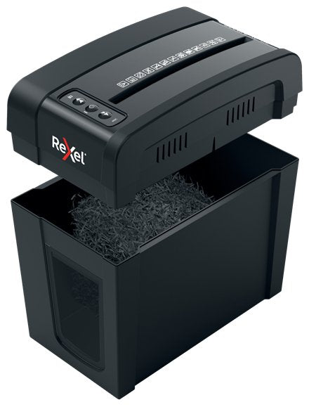 Rexel Secure X6-Sl Whisper-Shred Destructora De Papel Manual Corte En Particulas - Destruye Hasta 6 Hojas - 10l