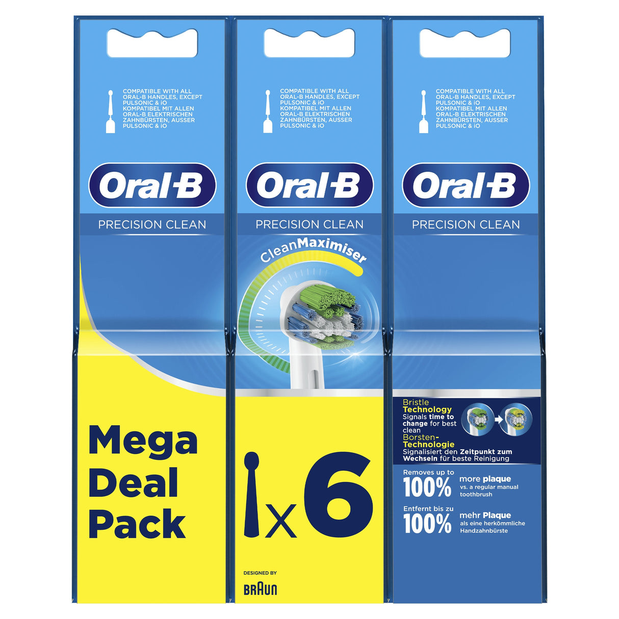 Braun Oral-B Precision Clean 2+2+2 Pack Ffs
