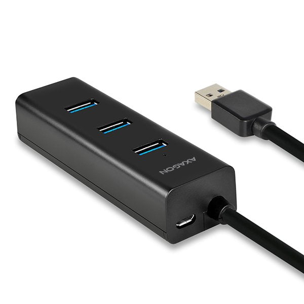 EAN 8595247903525 - Axagon HUE-S2B hub de interfaz USB 3.2 Gen 1 (3.1 Gen 1) Type-A 5000 Mbit/s Negro imagen 2