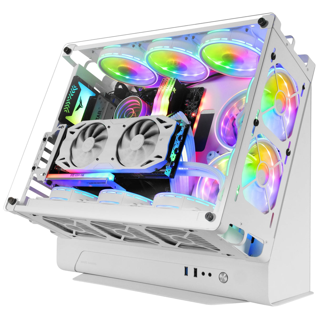 Caja Pc Marsgaming Xl Mcb Blanco Atx
