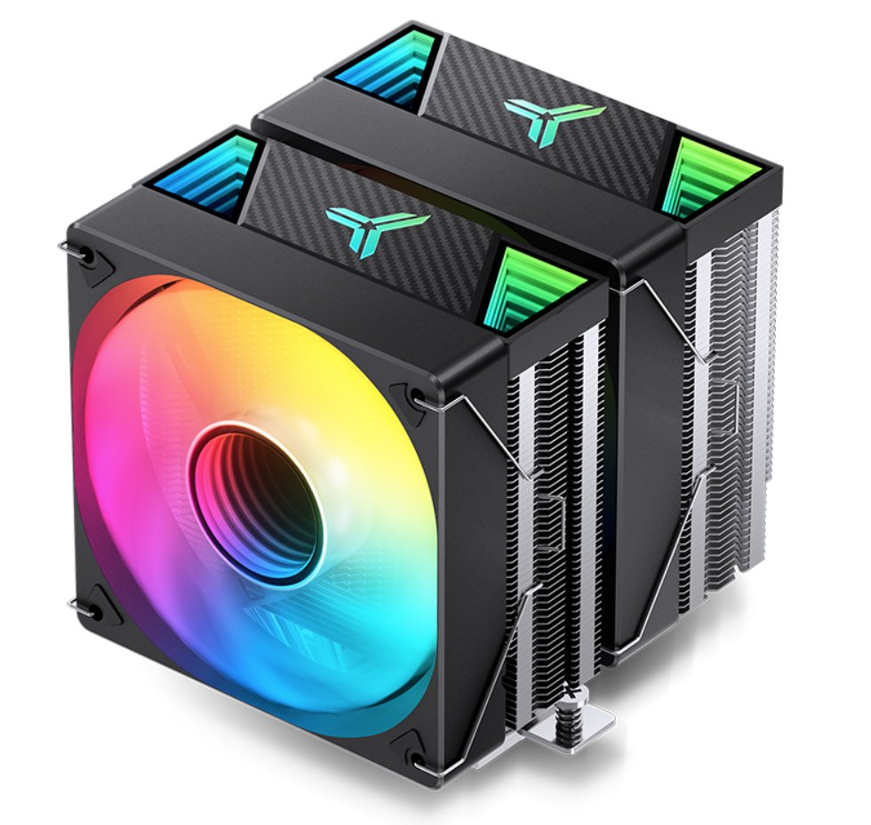 Jonsbo Cr-3000 Cpu-Kühler Dual Tower, Argb - 2x 120 Mm, Negro