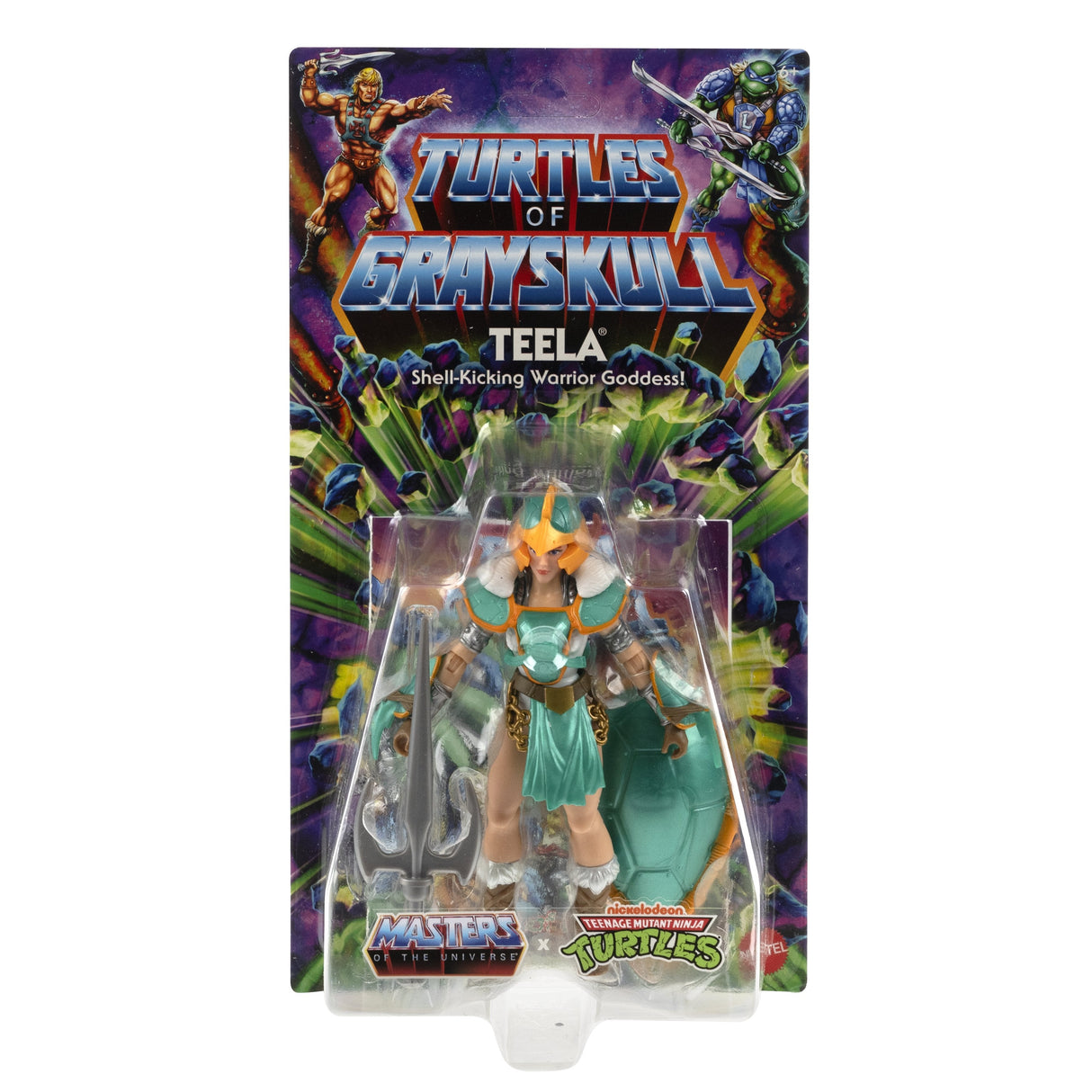 Figura De Juguete Mattel Masters Of The Universe Origins Turtles Of Grayskull Teela Hth15