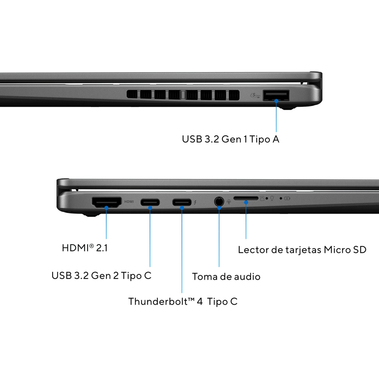 EAN 4711387809587 - ASUS Vivobook 14 Flip TP3407SA-QL064W Híbrido (2-en-1) 35,6 cm (14") Pantalla táctil LPDDR5x-SDRAM Wi-Fi imagen 4