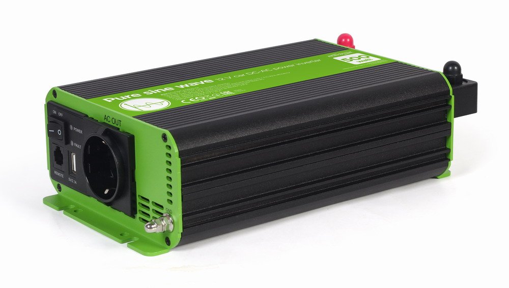 EAN 8716309124058 - EnerGenie EG-PWC-PS500-01 adaptador e inversor de corriente Auto 500 W Negro, Verde imagen 4