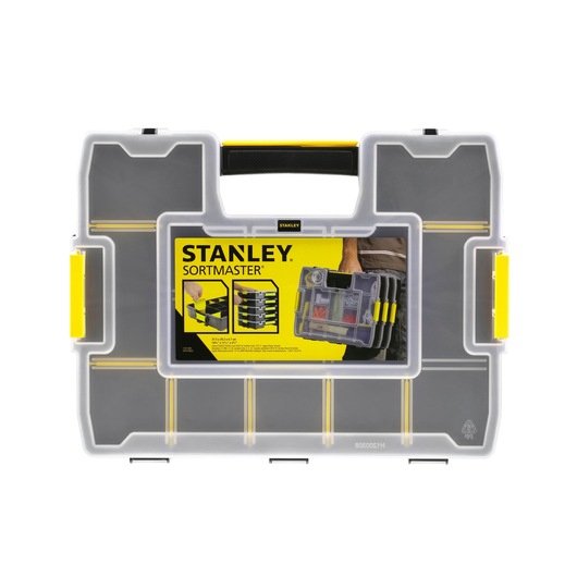 EAN 3253561974830 - Stanley 1-97-483 pieza pequeña y caja de herramientas Caja para piezas pequeñas Nylon Negro, Transparente imagen 2