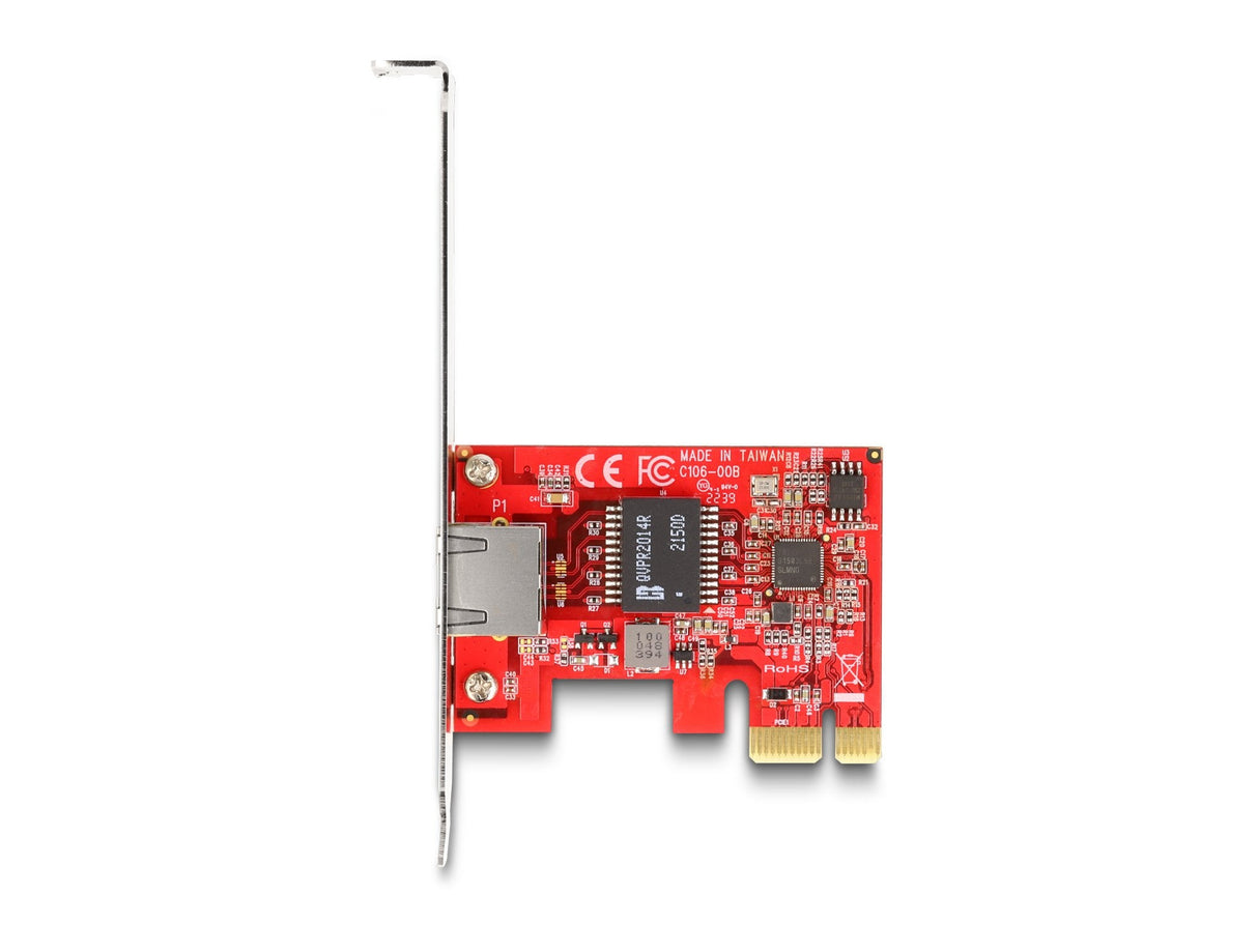 Delock 90100 Tarjeta De Red Pci Express X1 1 X Rj45 2,5 Gigabit Lan I225 Nbase-T - Low Profile