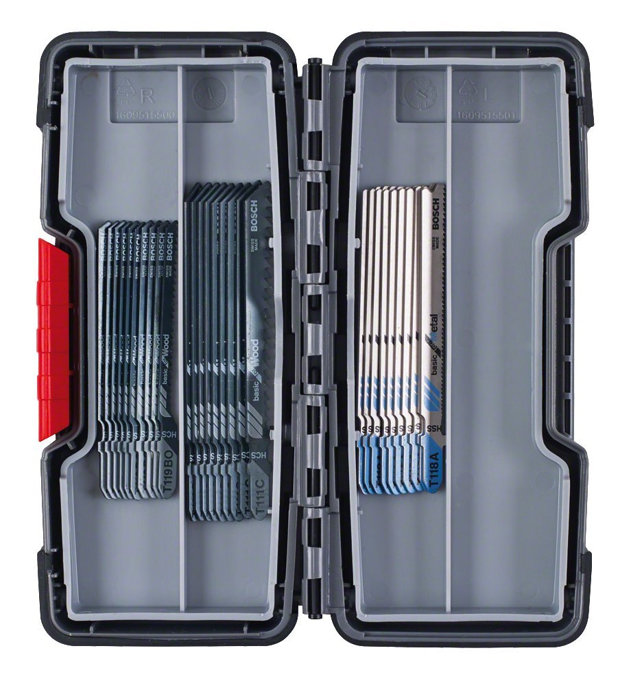 Bosch 30 Uds. Kit De Hoja De Sierra De Calar Madera Y Metal T119bo, T111c, T