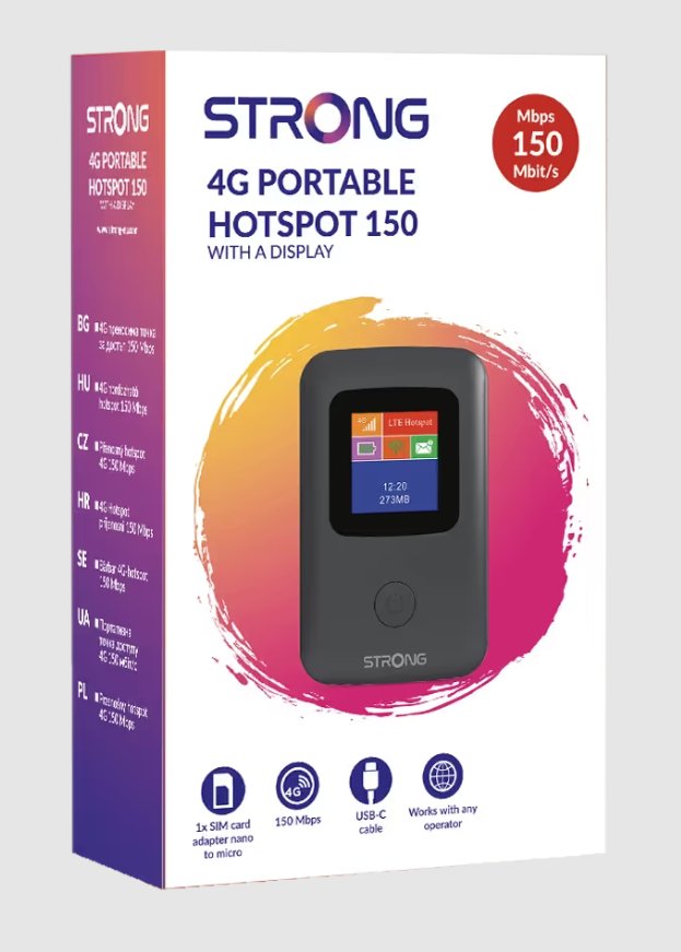 EAN 9120072378706 - Strong 4GMIFI150CD router de telefonía/puerta de enlace/módem Módulo de red celular imagen 7