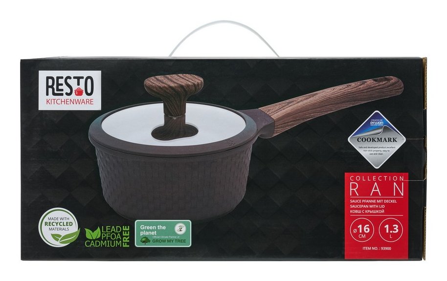EAN 4260709013947 - Resto Kitchenware 93900 cacerola 1,3 L Alrededor Negro imagen 16