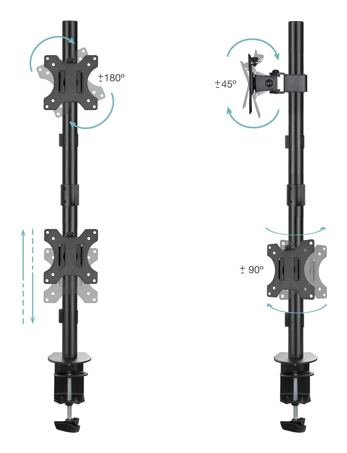 EAN 8433281015593 - TooQ DB1233TNV-B soporte para monitor 81,3 cm (32") Escritorio imagen 2