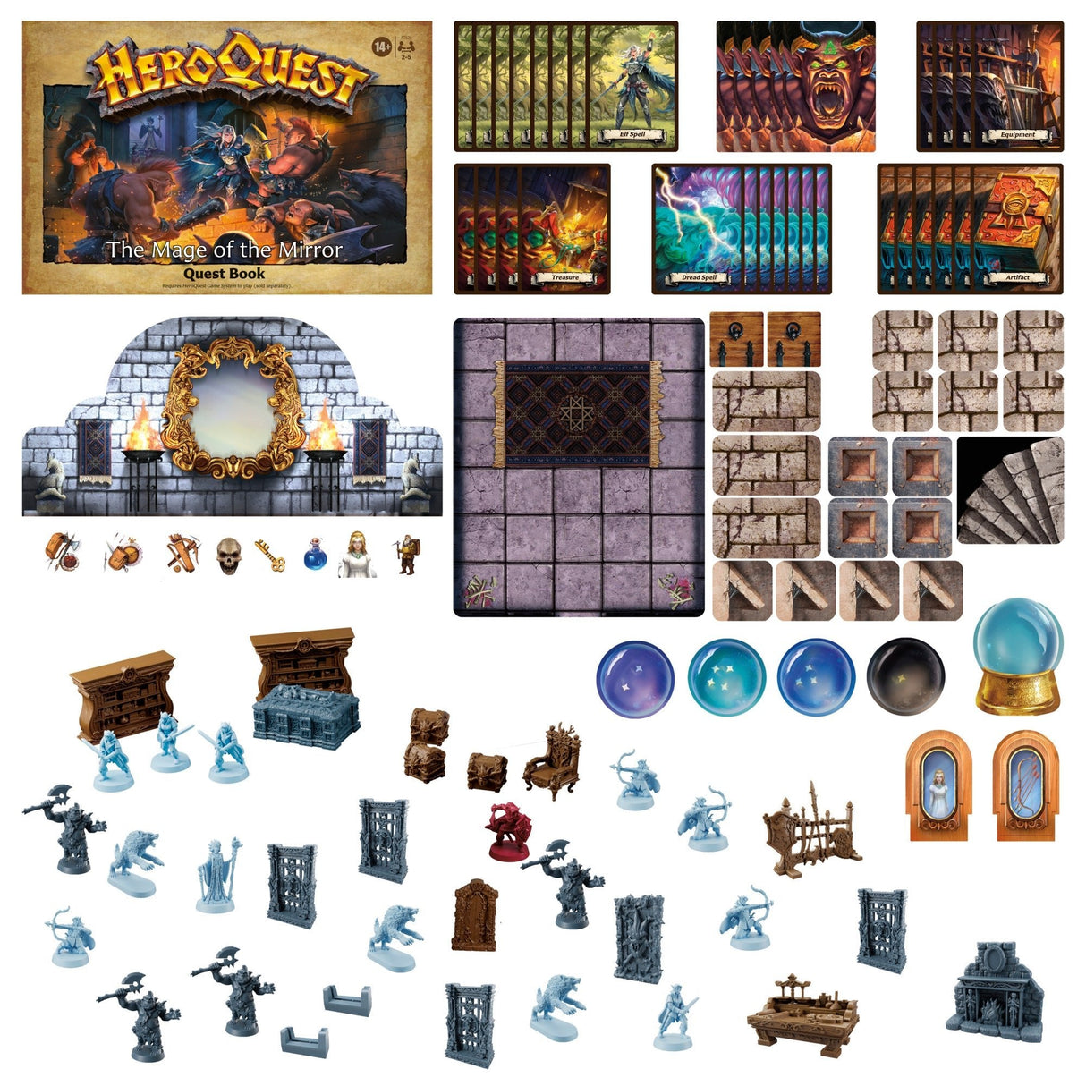 Expansion Juego De Mesa El Mago Del Espejo Heroquest Ingles