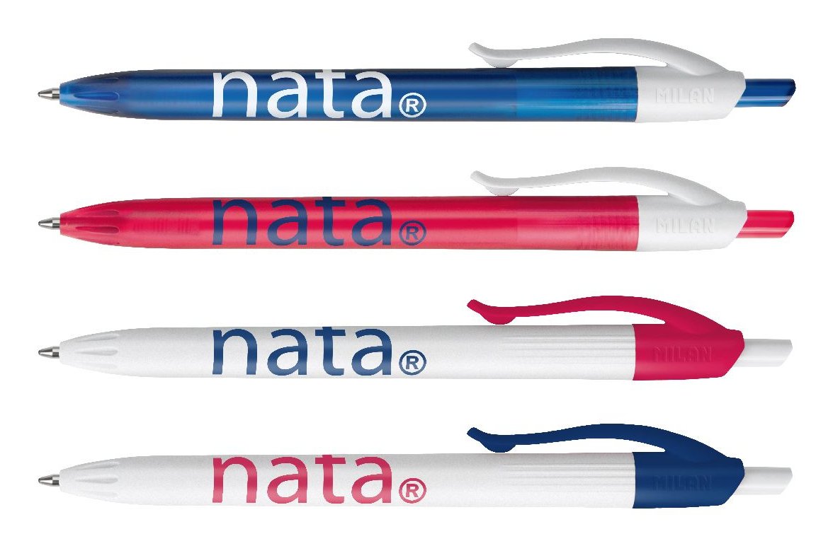 Milan Bolígrafo P1 Nata® 624 Tinta Azul Caja Expositora 20 Ud