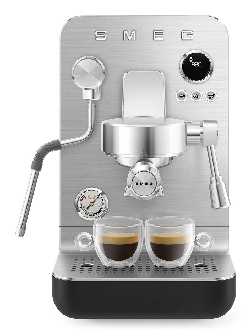 Cafetera Smeg Espresso Colección Negra Emc02blmeu