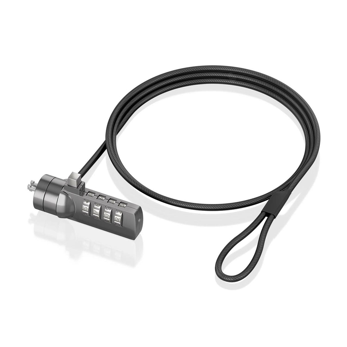 Aisens Cable De Seguridad Para Portátiles Aslk-D40n03-Bk 1.5m