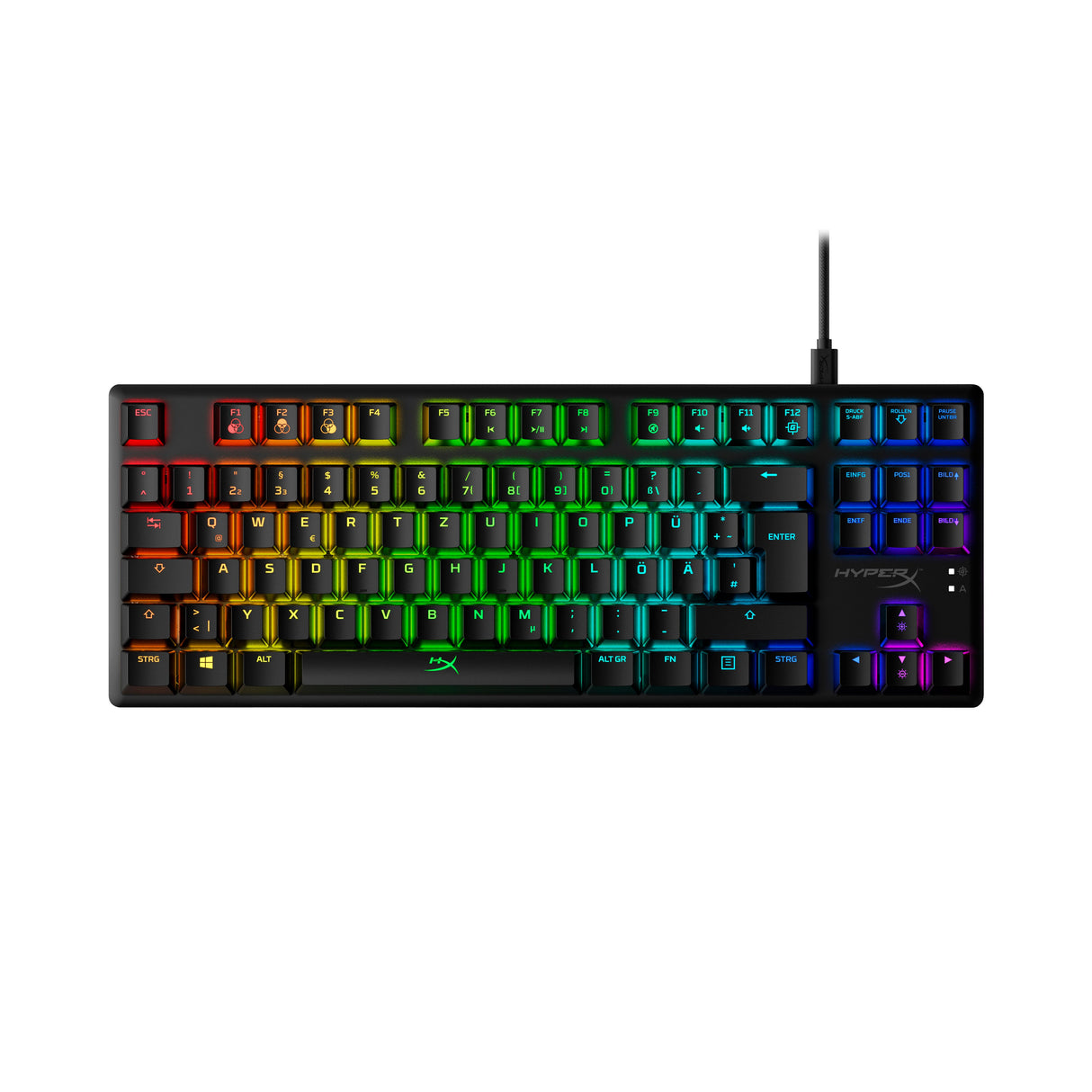 EAN 0196188487372 - HyperX Alloy Origins Core - Mechanical Gaming Keyboard - HX Red (DE Layout) (HX-KB7RDX-DE) teclado Juego imagen 1