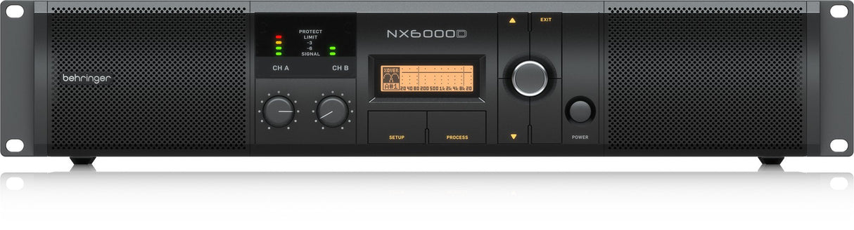 Behringer Nx6000d Amplificador De Audio 2.0 Canales Hogar Negro