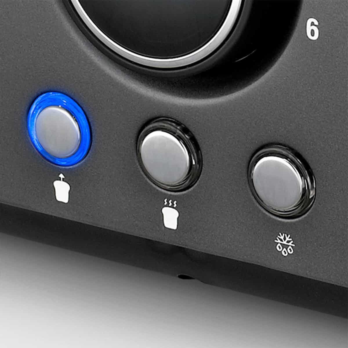 Tostadora Haeger Future Plus - 1400w Con Contador Electrónico De Tiempo