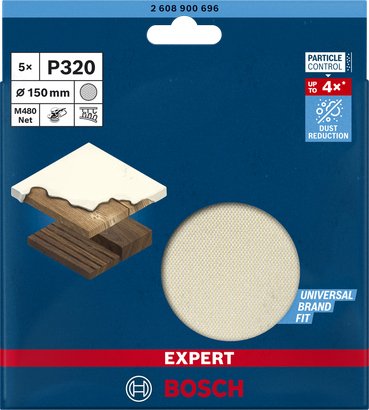 EAN 4059952540344 - Bosch 2 608 900 696 accesorio para lijadora 5 pieza(s) Red para lijado imagen 3