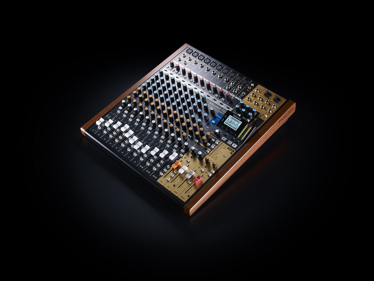 EAN 4907034131266 - Tascam MODEL 16 mezclador DJ 16 canales 20 - 30000 Hz Negro, Oro, Madera imagen 4