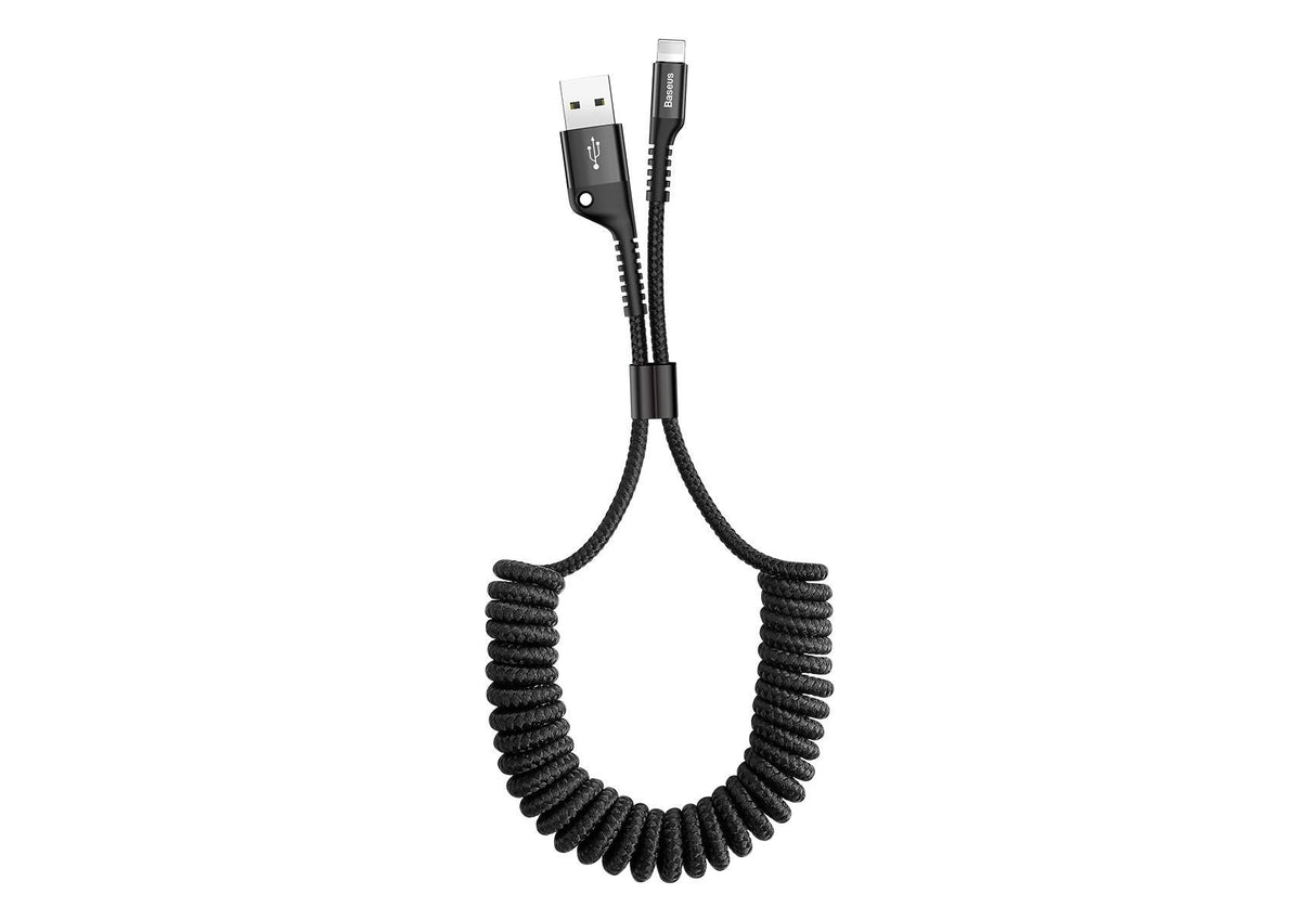 Baseus Fish Eye Cable De Carga / Datos Usb Para Lightning 2a 1m, Negro