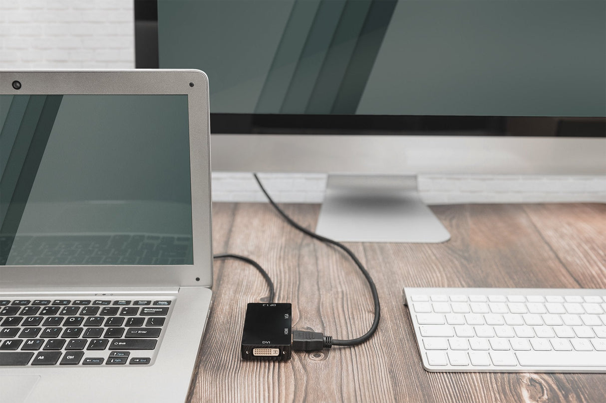 EAN 4016032433781 - Digitus AK-340418-002-S adaptador de cable de vídeo 0,2 m DVI-D Negro imagen 2