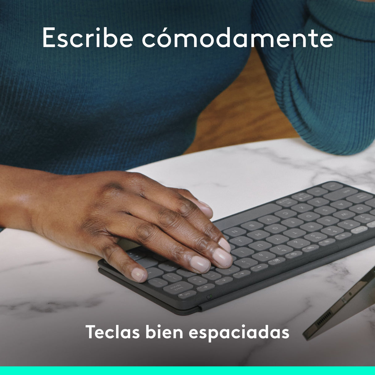 EAN 5099206125773 - Logitech 920-012973 teclado para móvil QWERTY Español Bluetooth Grafito imagen 4