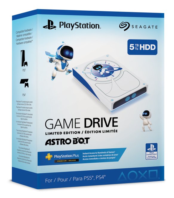 Stick 5tb Astro Bot Limited Edition Game Drive