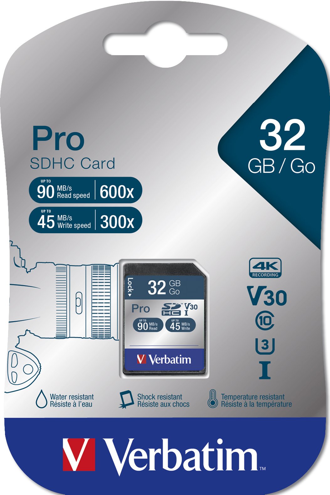 Verbatim Pro Secure Digital 32gb Cl10 Uhs 47021