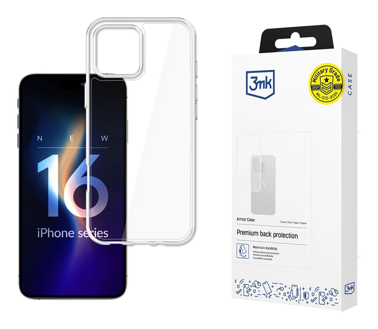 EAN 5903108579742 - 3MK Armor Case funda para teléfono móvil 16 cm (6.3") Transparente imagen 1