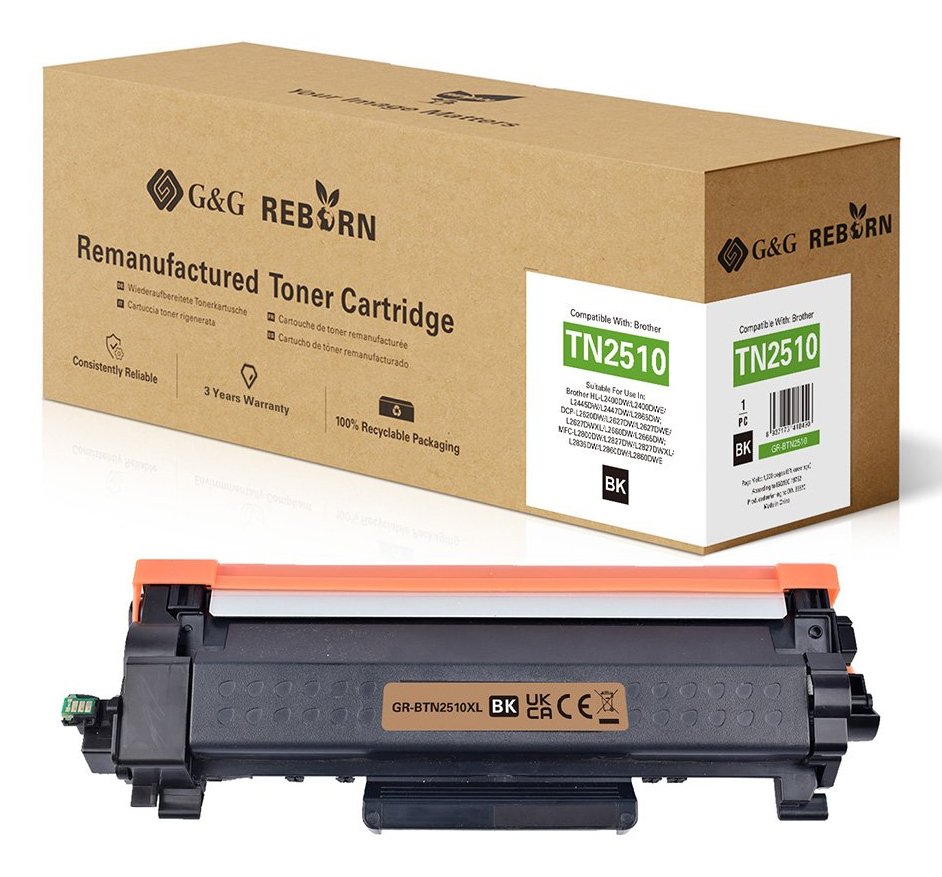 G&G Reborn Toner Compatible Con Brother Tn2510xl