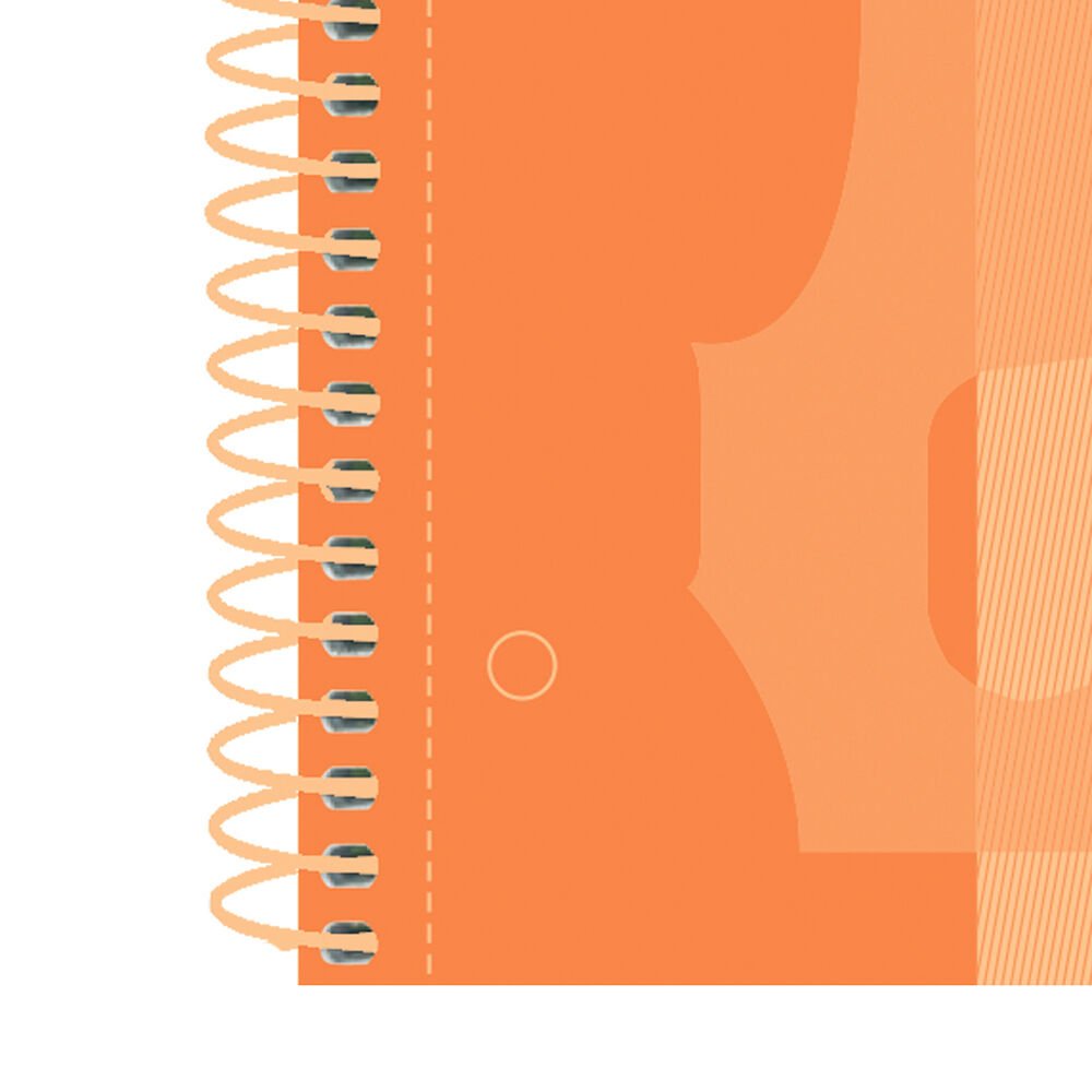 Oxford Cuaderno Europeanbook 1 School Classic Microperforado 80 Hojas 5x5 Tapas Extraduras A4+ Melocoton -5u-