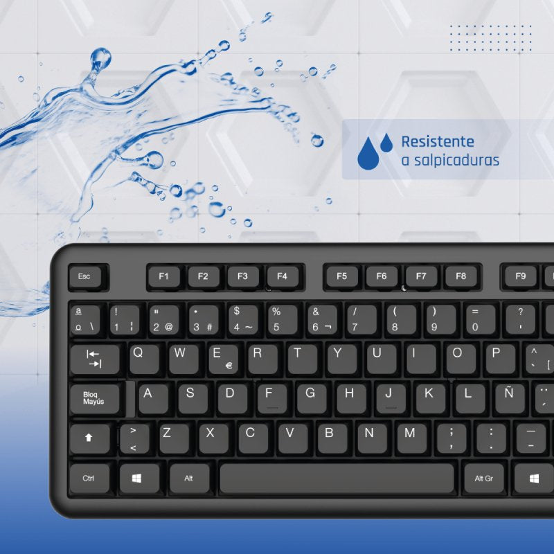 EAN 8435364320563 - iggual CK-OFFICE-105T teclado Hogar / Oficina QWERTY Español imagen 6