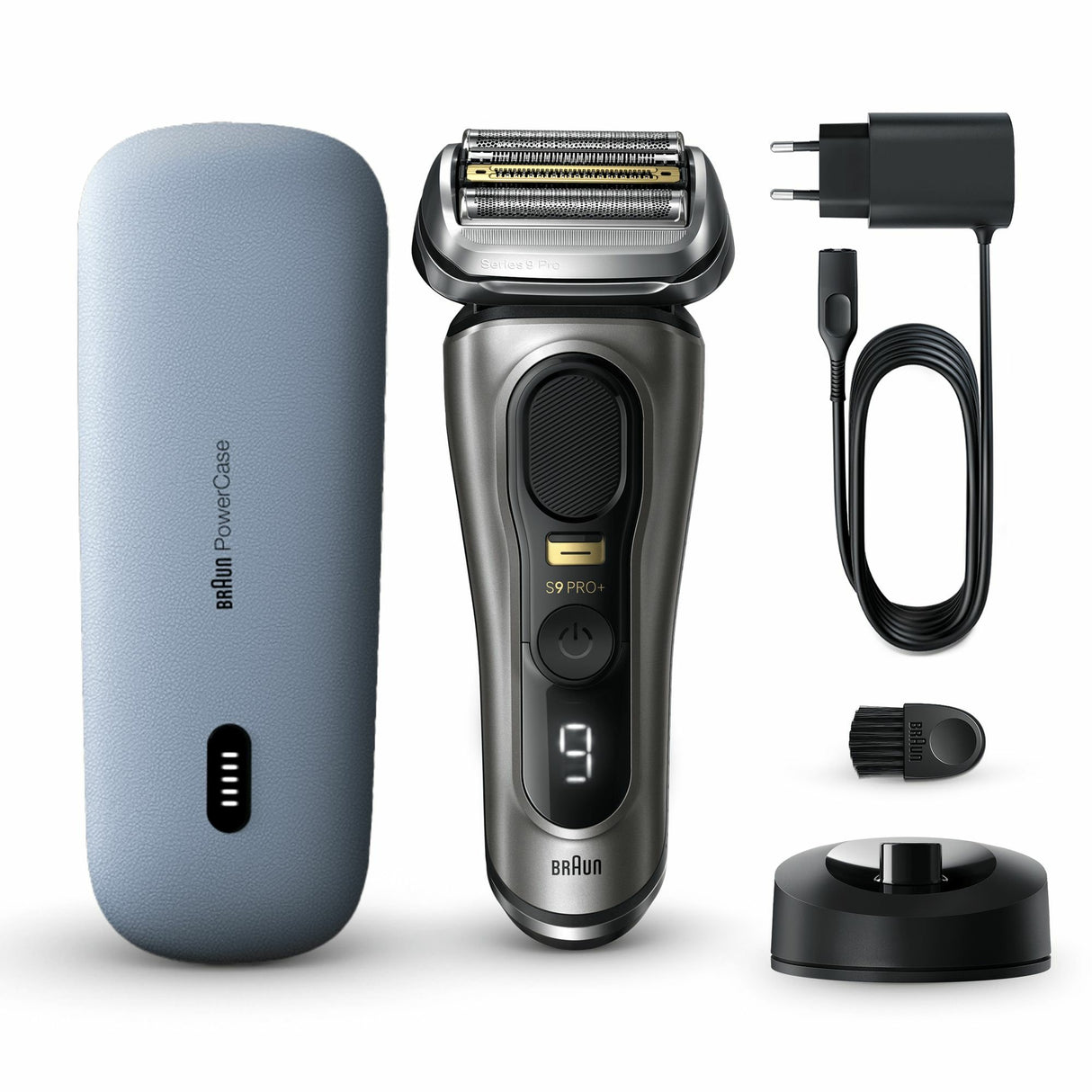 EAN 7500435218061 - Braun Series 9 Pro+ 9525s Wet & Dry Máquina de afeitar de láminas Recortadora Metálico imagen 1