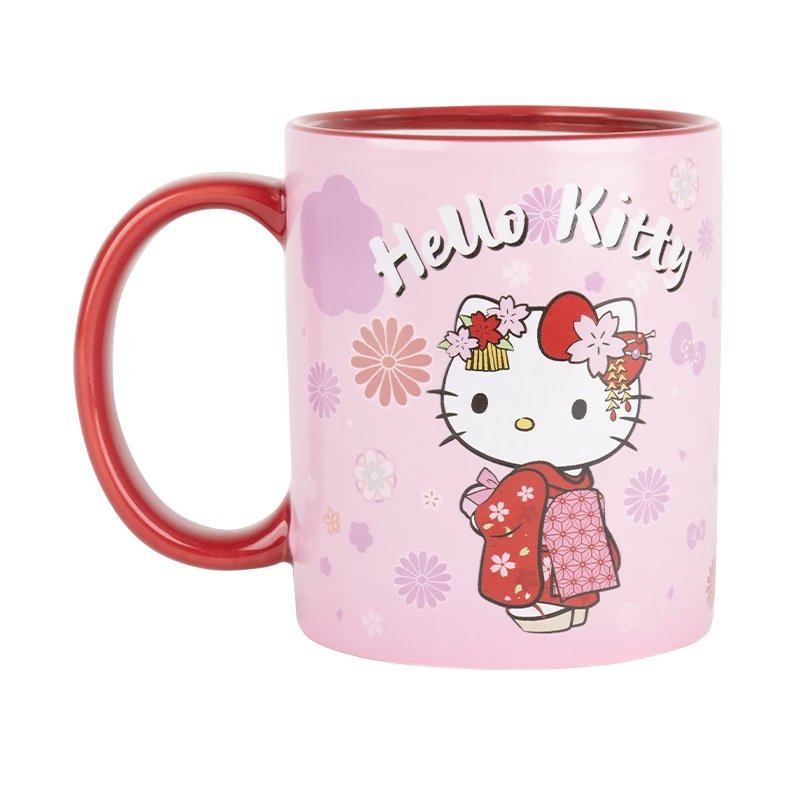 Taza Termosensible Konix Hello Kitty Kimono