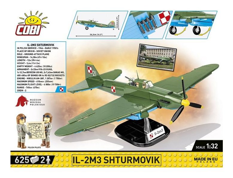 Cobi Ilyushin Il-2m3 Shurmovik, Toys De Diseño Cobi-5744