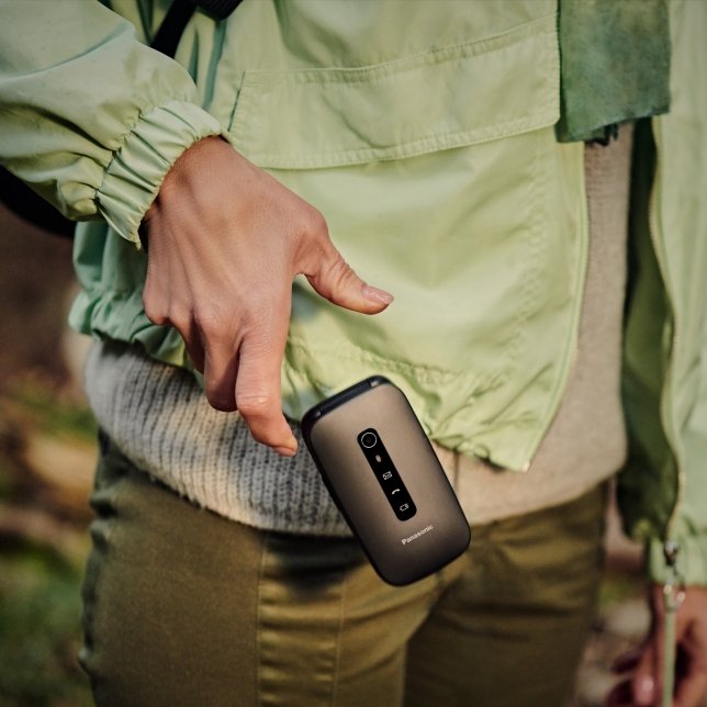 Teléfono Móvil Panasonic Kx-Tu550 Para Personas Mayores Negro