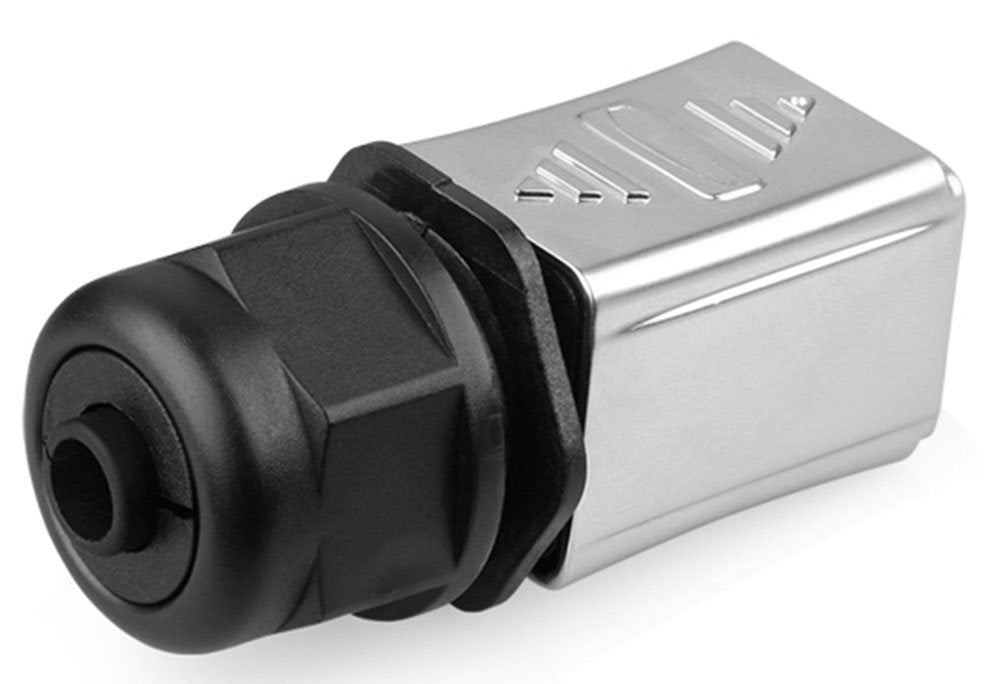 Industrie-Steckverbinder S6 - Unbestückter Stecker, Aussparung Für Rj45 Stecker, Metall, Good Connections®