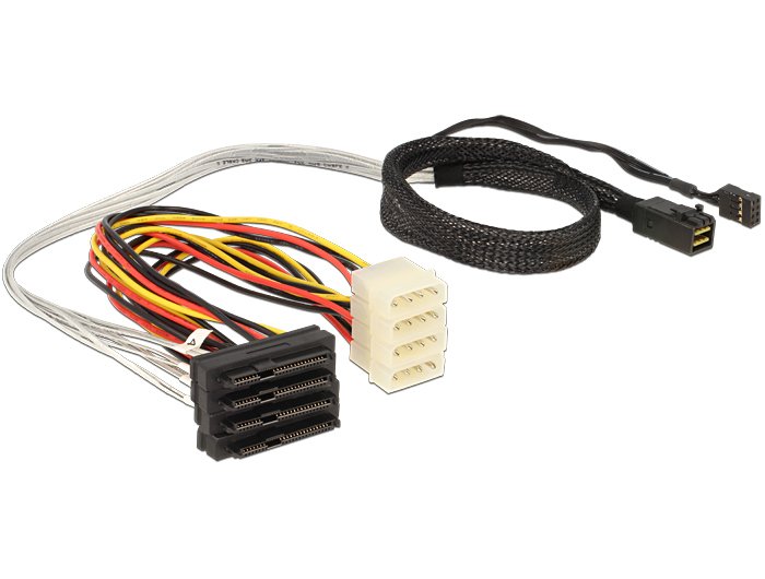 Delock 83390 Cable Serial Attached Scsi (Sas) 0,5 M