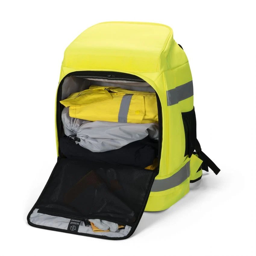 Mochila Dicota Backpack Hi-Vis 65 Litre Yellow
