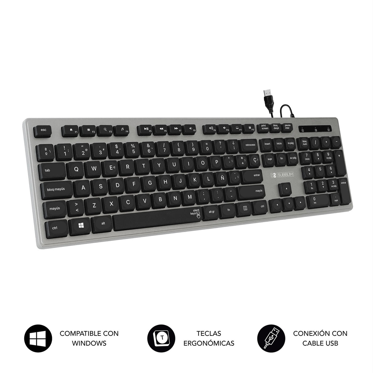 EAN 8436586741891 - SUBBLIM SUBKBC-0EKE10 teclado imagen 2