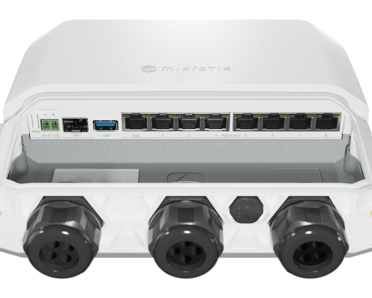 EAN 4752224008459 - Mikrotik RB5009UPr+S+OUT router 2.5 Gigabit Ethernet, Gigabit Ethernet Blanco imagen 4