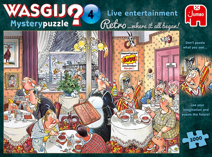 Wasgij Retro Mystery 4 1000pcs Puzzle 1000 Pieza(S) Cómics
