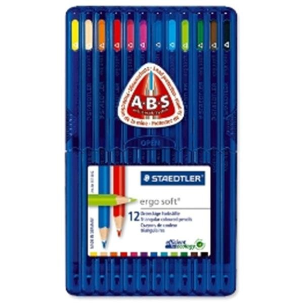 Staedtler Ergosoft - Lápiz De Color - Mixto Colores (Paquete De 12)