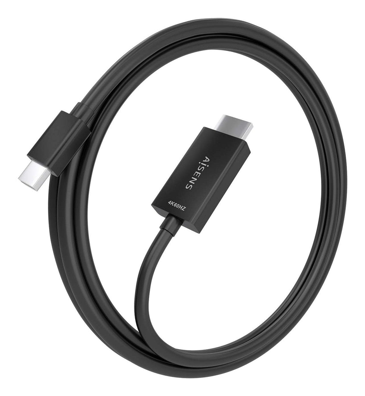 Aisens Cable Conversor Mini Dp A Hdmi 4k@60hz, Mini Dp/M-Hdmi/M, Negro, 2.0m