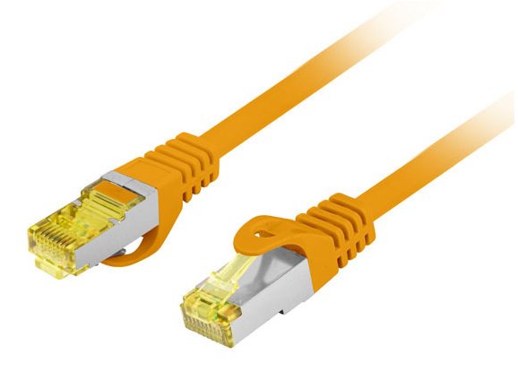 Lanberg Cable De Red Cat.6a S Ftp Lszh Cu 0.25m Orange Fluke Passed