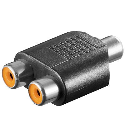 Adaptador 1xrca Hembra - 2xrca