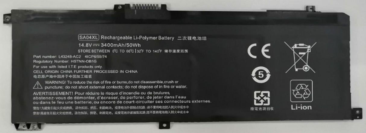 Coreparts Mbxhp-Ba0277 Refacción Para Laptop Batería